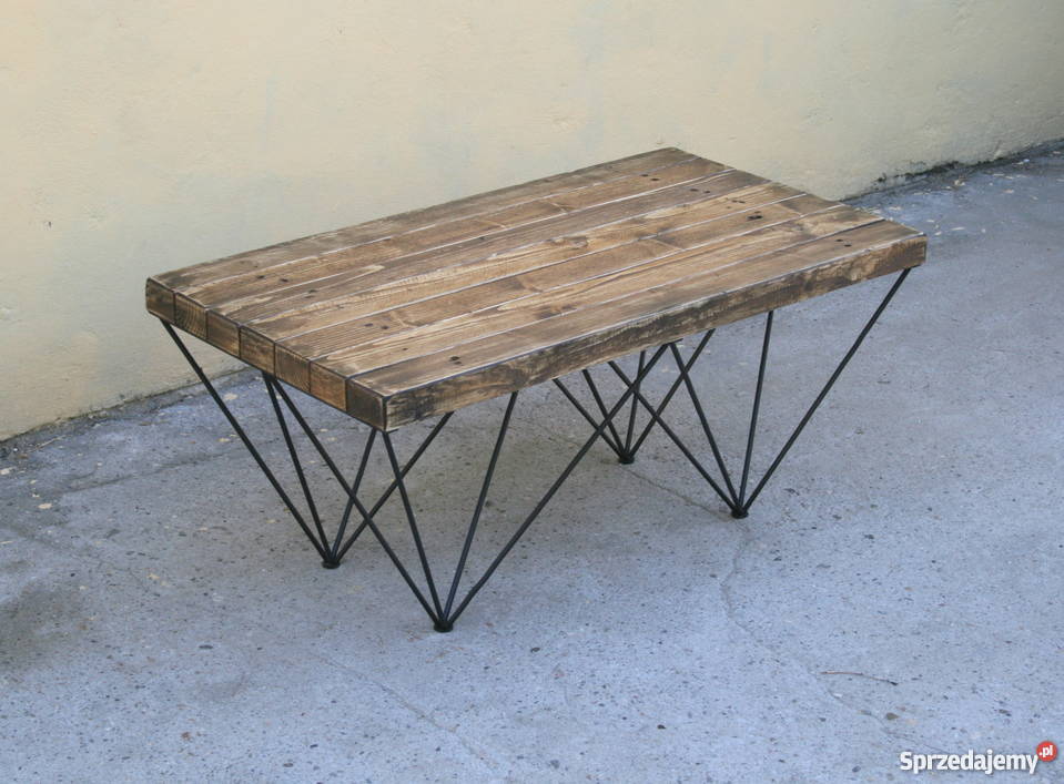 Stolik kawowy ława belki drewniane loft Mielec sprzedam