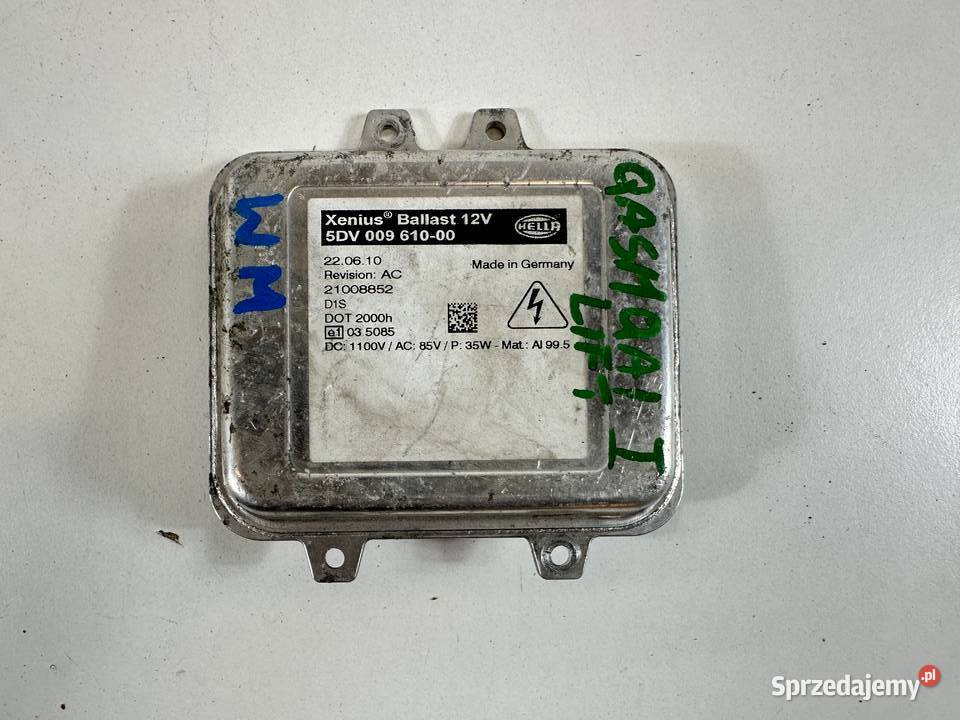 NISSAN QASHQAI I LIFT PRZETWORNICA MODUŁ LAMPY osobowe Przetwornice Międzychód