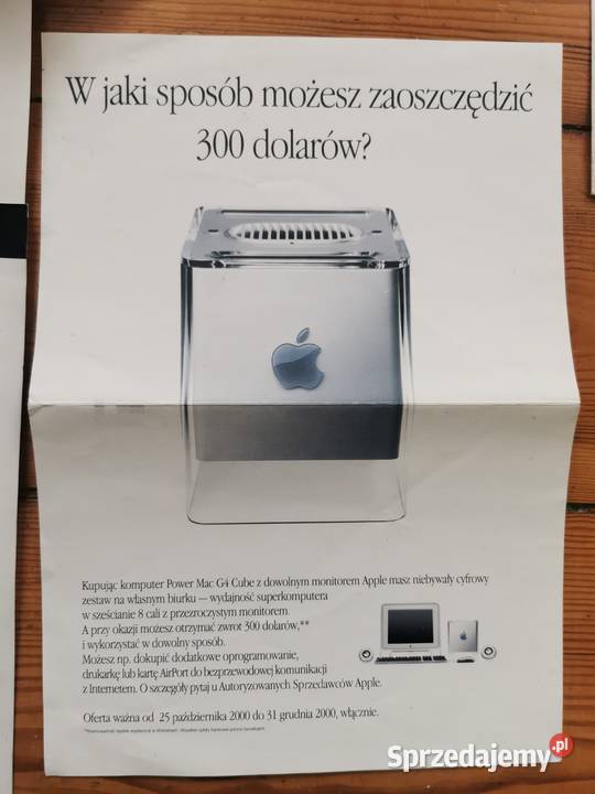 Apple Macintosh płyty cd foldery reklamy Lębork