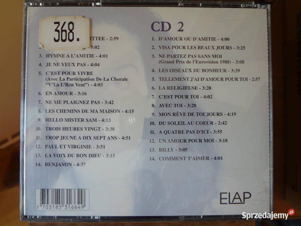 Celine Dion Amour 2 CD Wrocław sprzedam