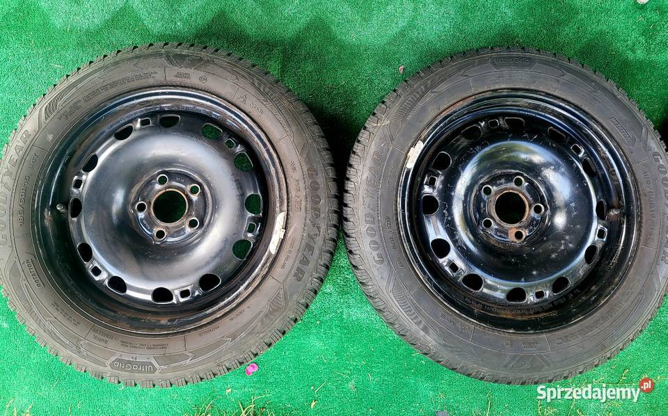 Koła 4 felgi stalowe Seat 15 5x100 opony zima sprzedam