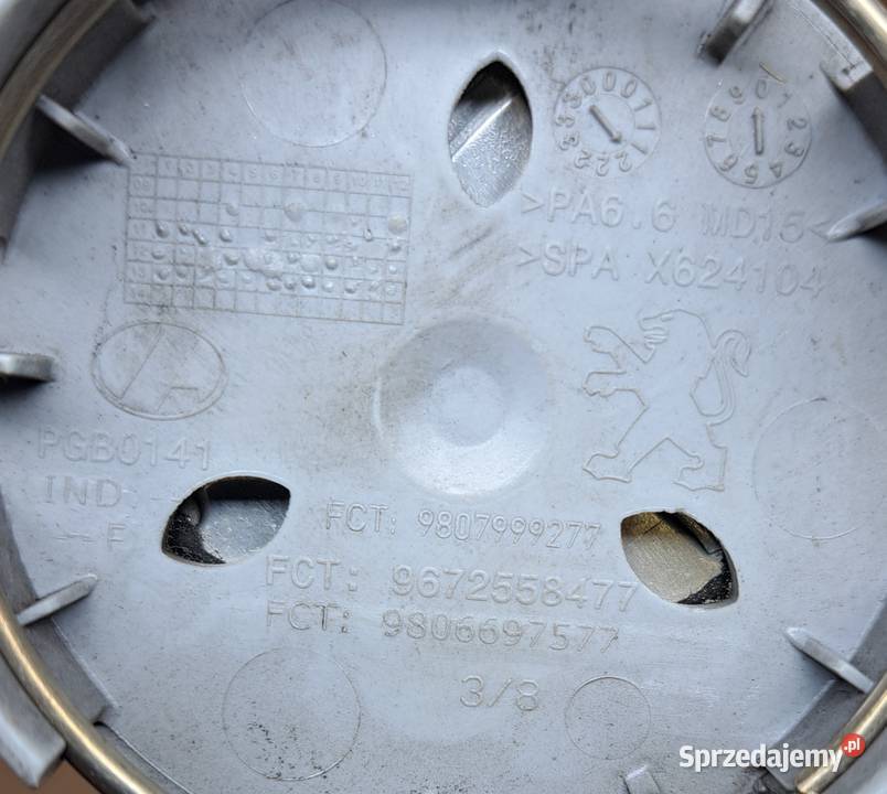 Dekielek kapsel kołpaczek Peugeot 60 mm sprzedam