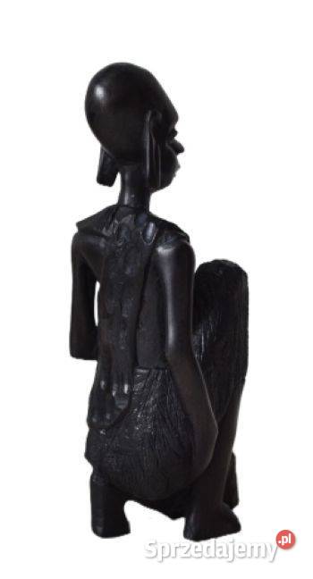 Figurka rzeźba afrykańska z hebanu Masajka Lębork