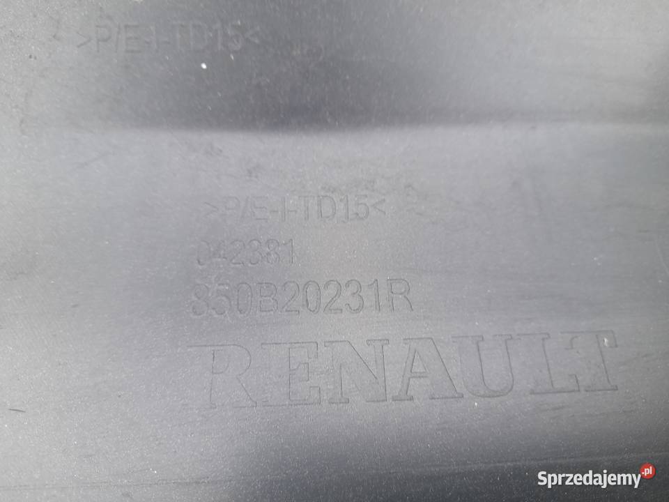 RENAULT CAPTUR I ZDERZAK TYŁ TYLNY SPOILER osobowe Zderzaki Goleniów