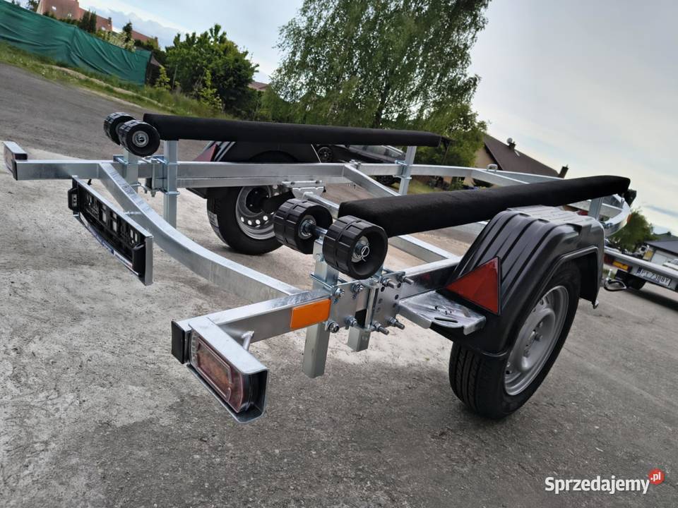 Przyczepa full LED do łódkipontonskuter firmowa Pozostałe Plewiska