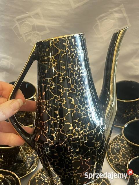 Porcelanowy serwis do kawy Iza Chodzież PRL Kraków