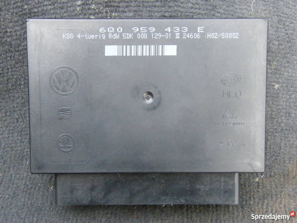 MODUŁ KOMFORTU VW AUDI SEAT SKODA 6Q0959433E Wola Batorska