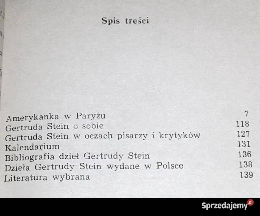 Gertruda Stein Mira Michałowska Chełm