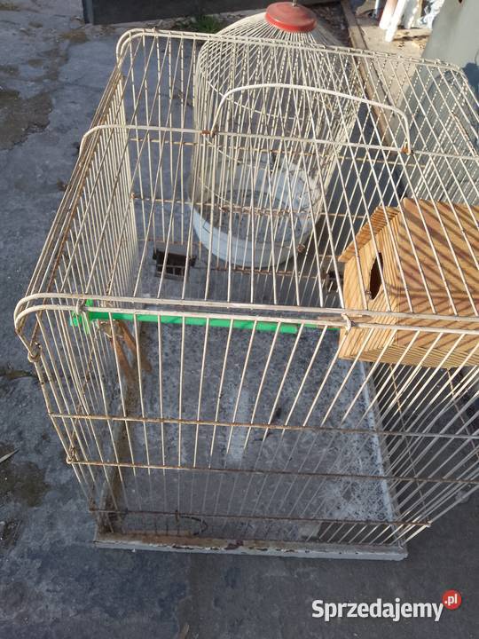 2 stare duże klatki gryzoni ptaków Bytom