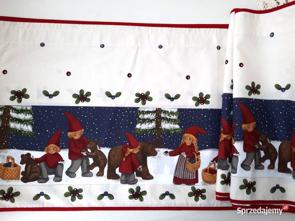 Firanka świąteczna Panel świąteczny 48 x 500 Łódź