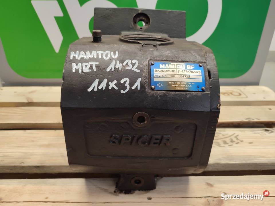 Atak mostu Manitou MRT 1432 11x31Spicer wielkopolskie Wilkowo
