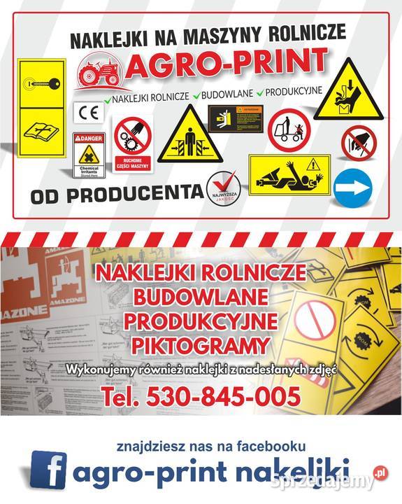 Naklejki Zetor 5320 różne modele Pleszew