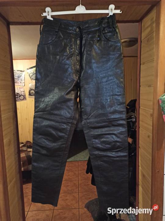 Damskie spodnie skórzane wielkopolskie Złotów