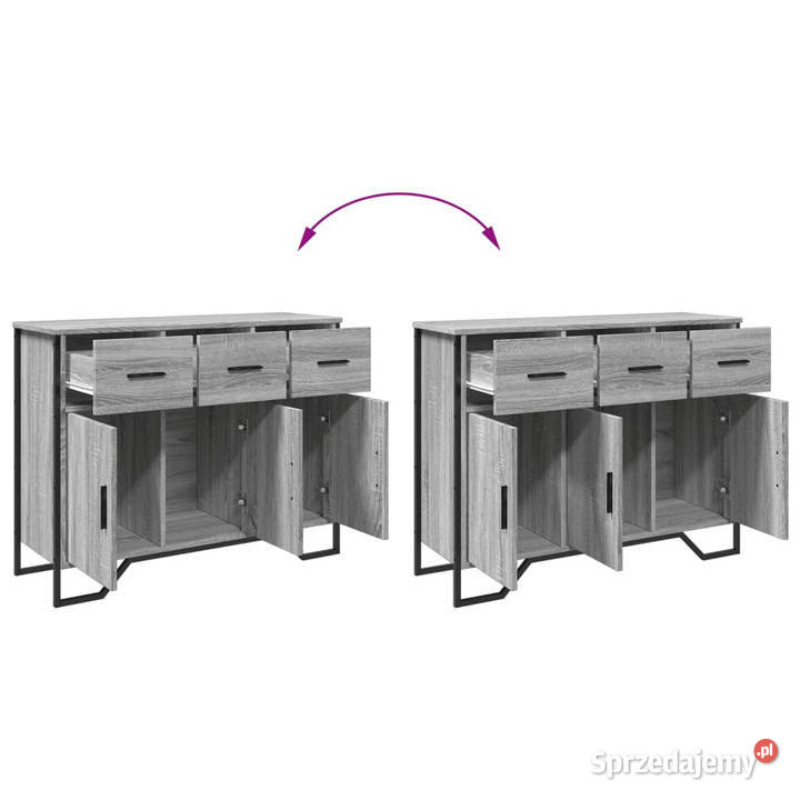 Szafka szary dąb sonoma 97x325x745 WM848562 Pozostałe Warszawa