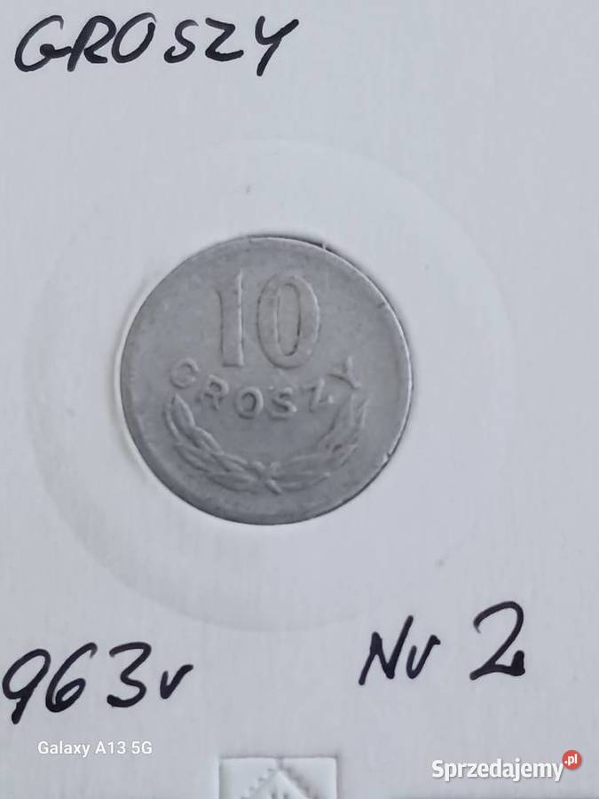 10 Groszy 1963 r 2 rzadkość Konin