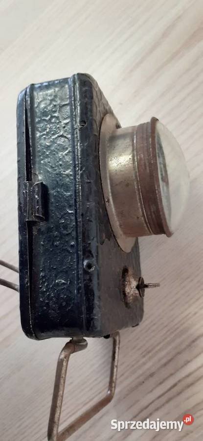 1920 30 Szwajcarska Latarka Przedwojenna Szkło Białystok