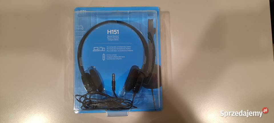 Słuchawki przewodowe Logitech H151 Headset mik Skórzewo