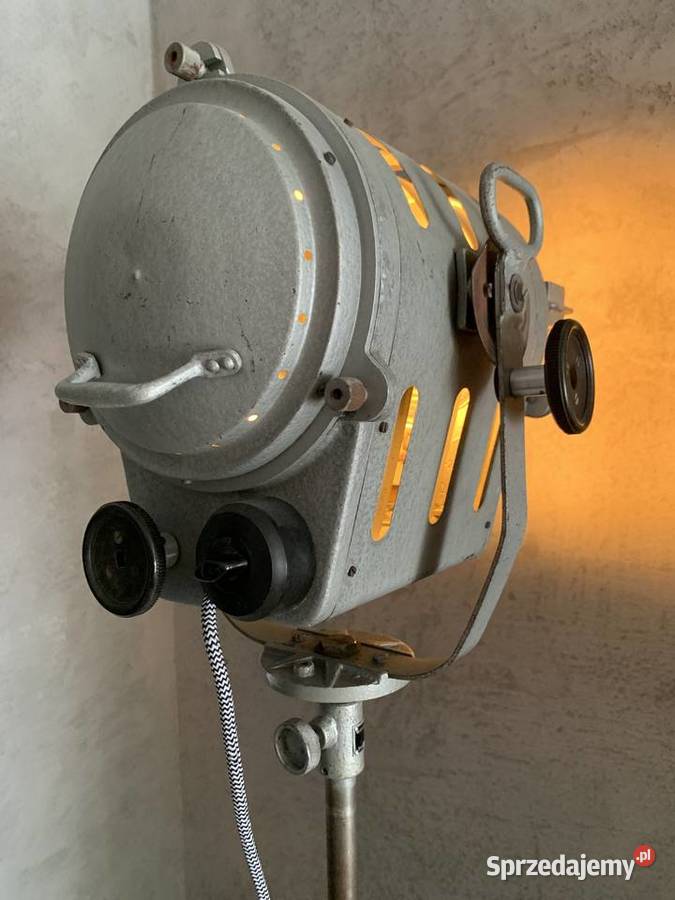 Lampa oświetlenie filmowe teatralne 1963 PRL Poznań sprzedam