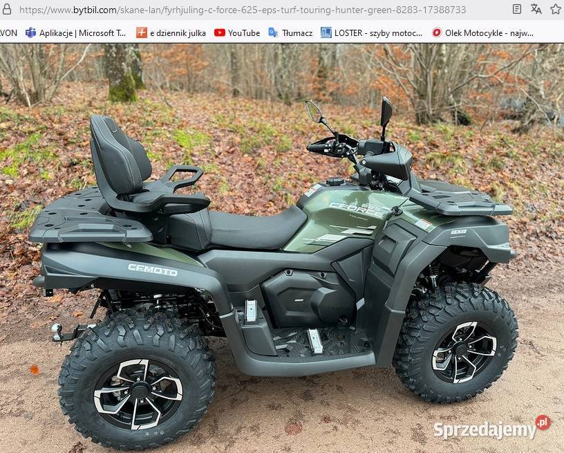 Quad CFORCE 625L Touring EPS 2024r FV23 nieuszkodzony