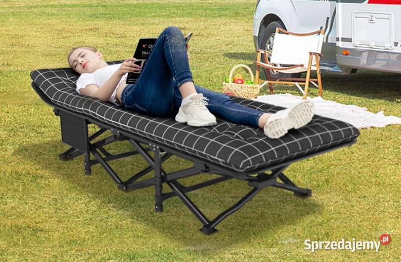 Łóżko z materacem ATORPOK SHOP 190 x 65 czarny Meble Krzemienica sprzedam