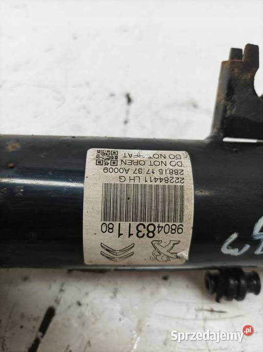 AMORTYZATOR LEWY PRZÓD 12 B 9804831180 Peugeot świętokrzyskie