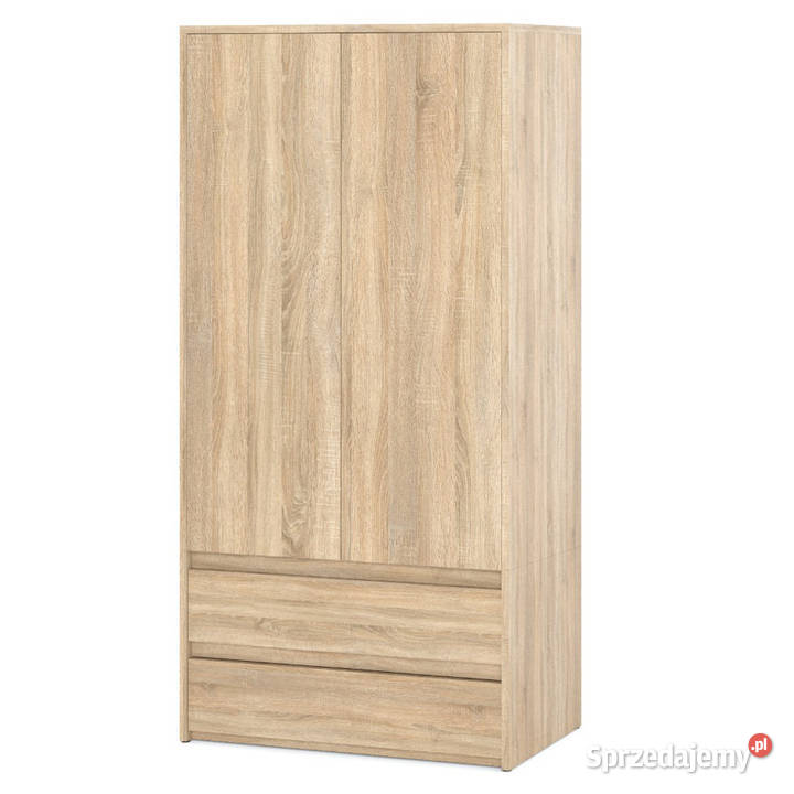 Szafa 2 Szuflady Garderoba Salon Półki Dom i Ogród Elbląg