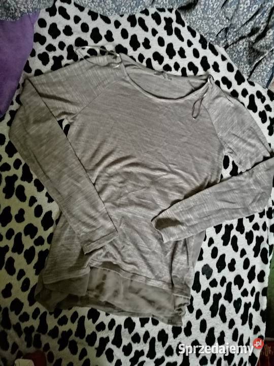 Nowa Bluzka ciekawy tył wstawka ORSAY S xs długi Leszno