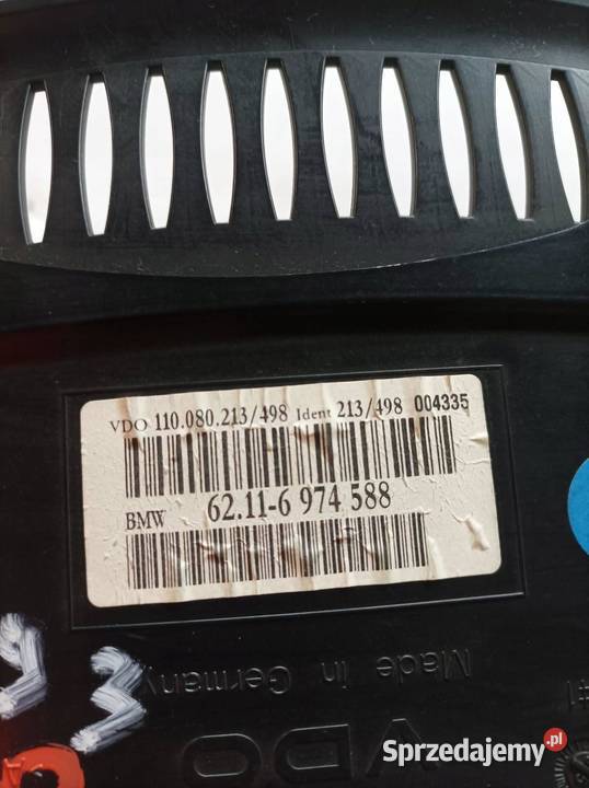 LICZNIK 6974588 44 B Bmw Seria 6 II 20032010 Rok produkcji 2005