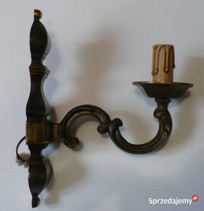 Kinkiet mosiężny jednoramienny Białystok