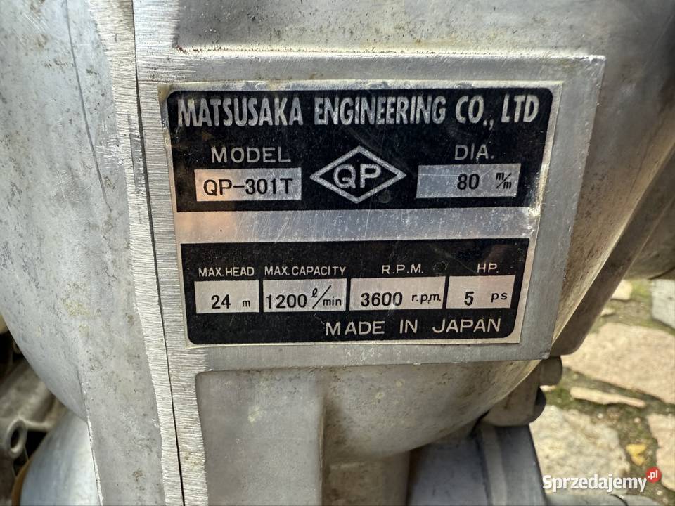 Japońska Motopompa szlamowa honda gx240 8HP Olecko