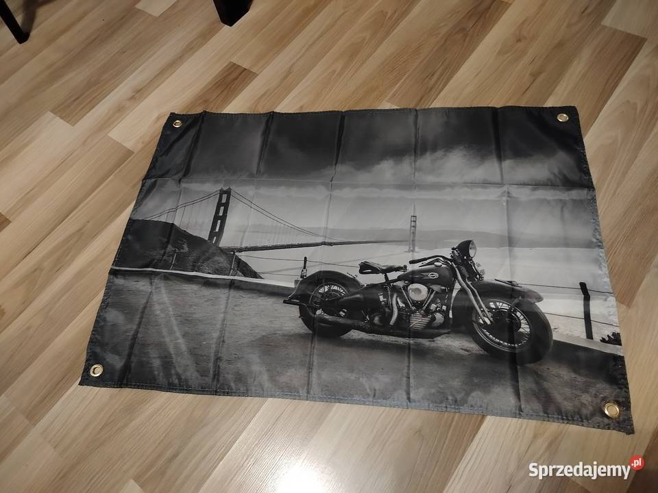 Baner plakat materiałowy 90x60 Harley Davidson Plakaty sprzedam