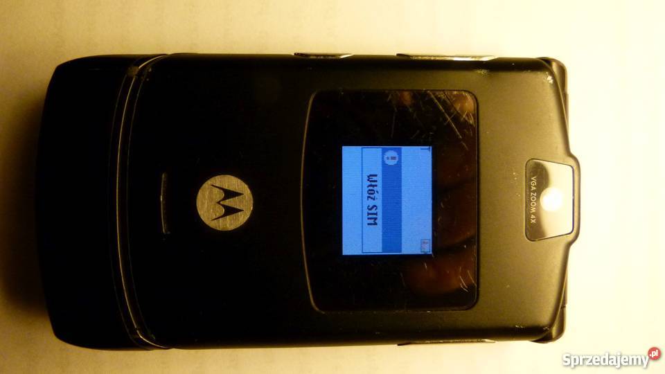 Telefon Motorola V3 rozkładany sprawny Elektronika lubelskie Zamość sprzedam