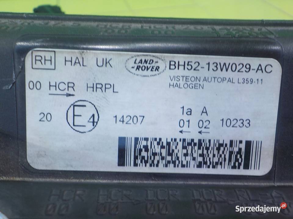 LAND ROVER FREELANDER II LIFT 22 TD4 11r lampa