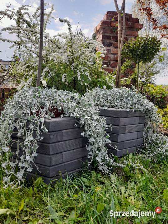 Donica drewniana sosnowa SZEŚCIOKĄTNA śląskie Kalety sprzedam