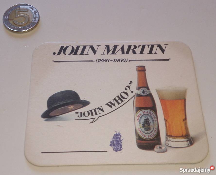 Podstawka, podkładka pod piwo - John Martin (02) (Kolekcja,