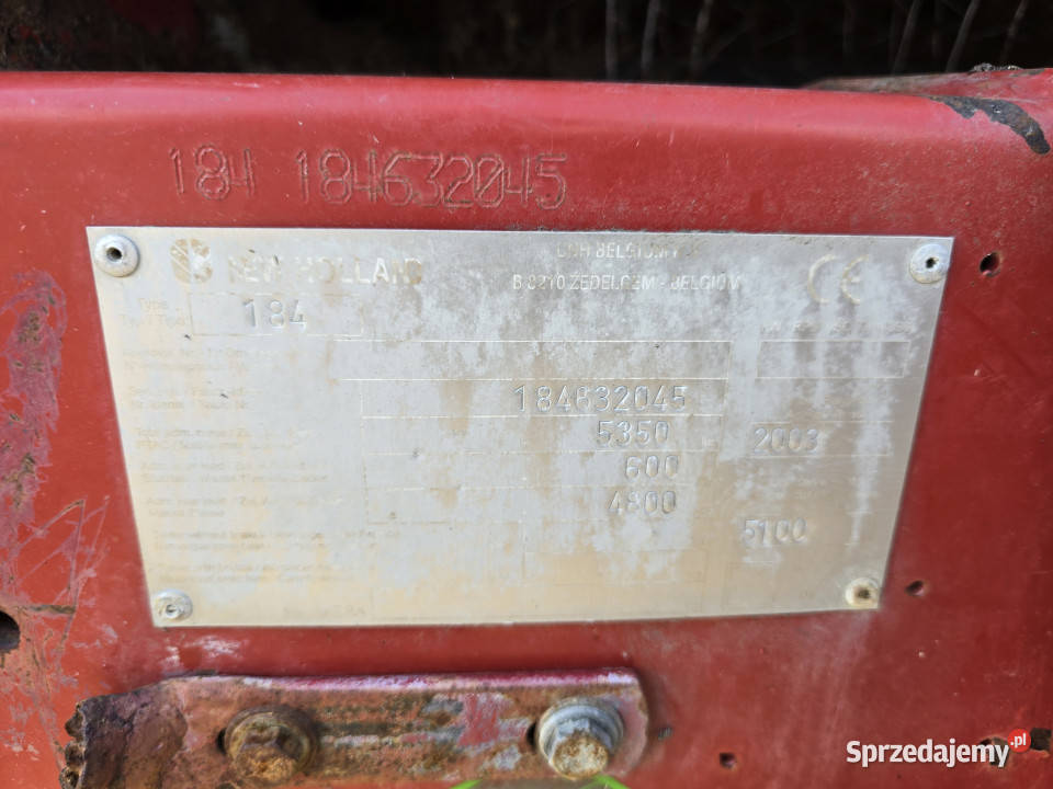 Prasoowijarka HOLLAND 548 Combi siatka rotor nieuszkodzony Krupy