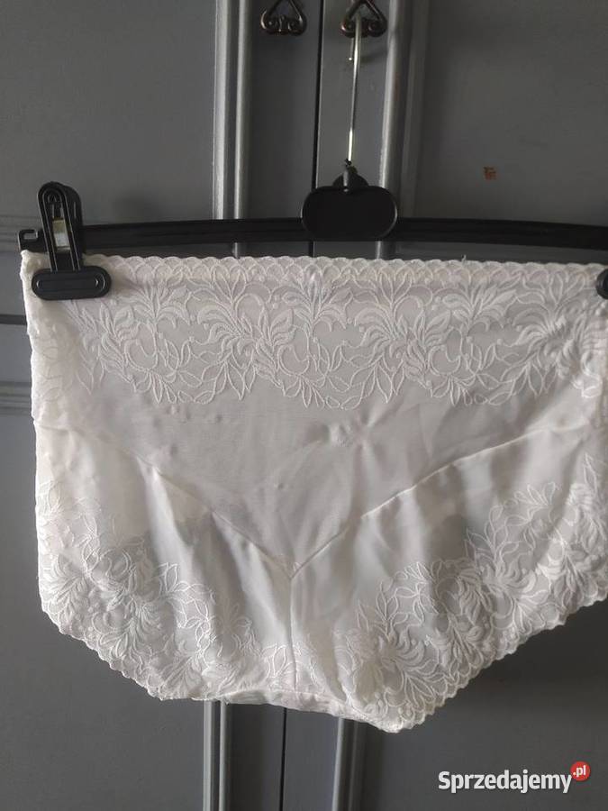 Cudne nowe białe koronkowe majteczki firmy LM Figi i stringi wielkopolskie Ostrów Wielkopolski