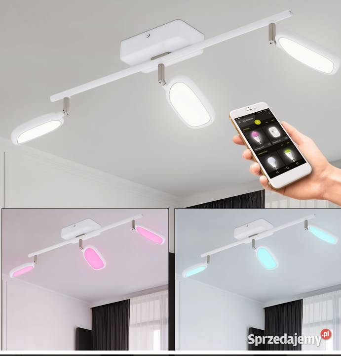 LAMPA Eglo LED RGBW Oświetlenie punktowe Grodków