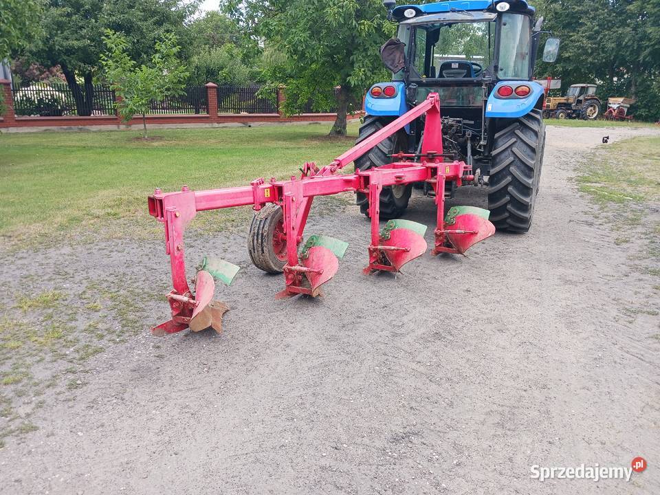 Pług 4 skibowy Unia Tur 35 nieuszkodzony Boguty-Pianki