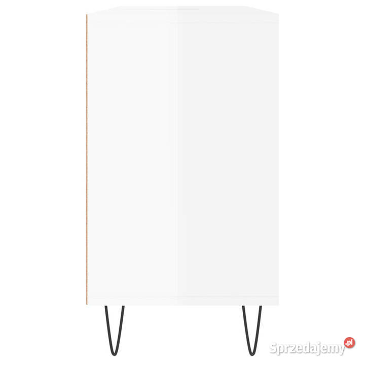 Szafka łazienkowa biała z połyskiem 80x33x60