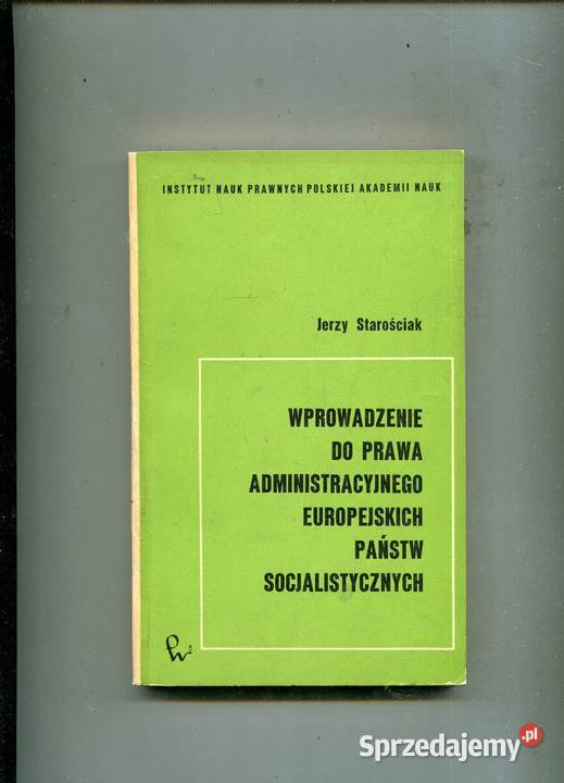 Wprowadzenie do prawa administracyjnego zachodniopomorskie