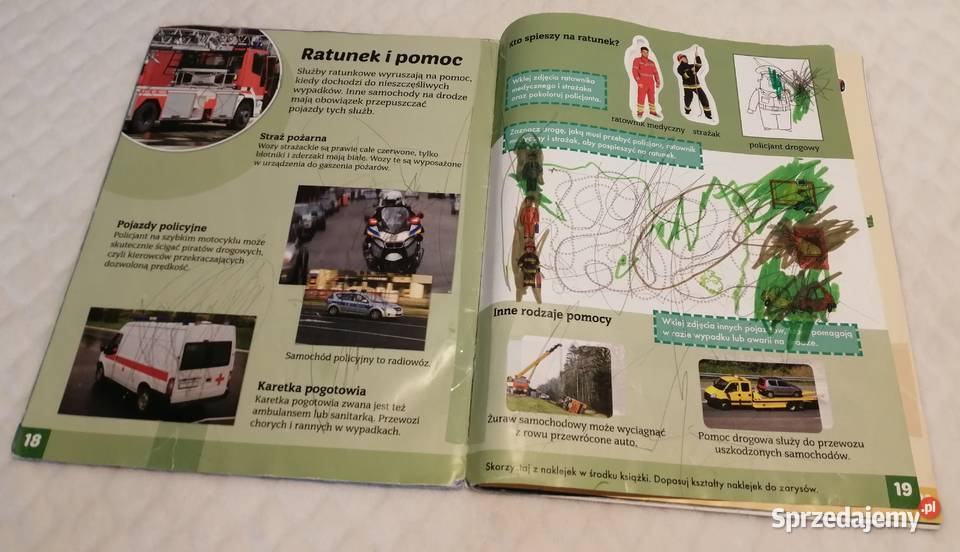 Auta motocykle ciężarówki Zielona Sowa Książki i Podręczniki Czeladź