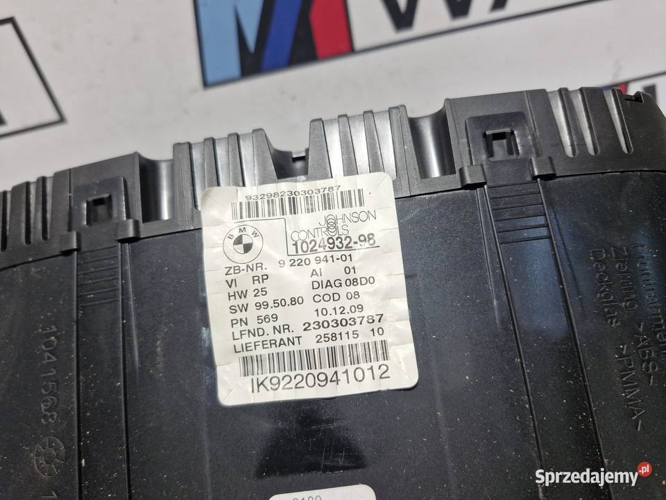 BMW E81 E82 E87 E88 LICZNIK ZEGARY EUROPA