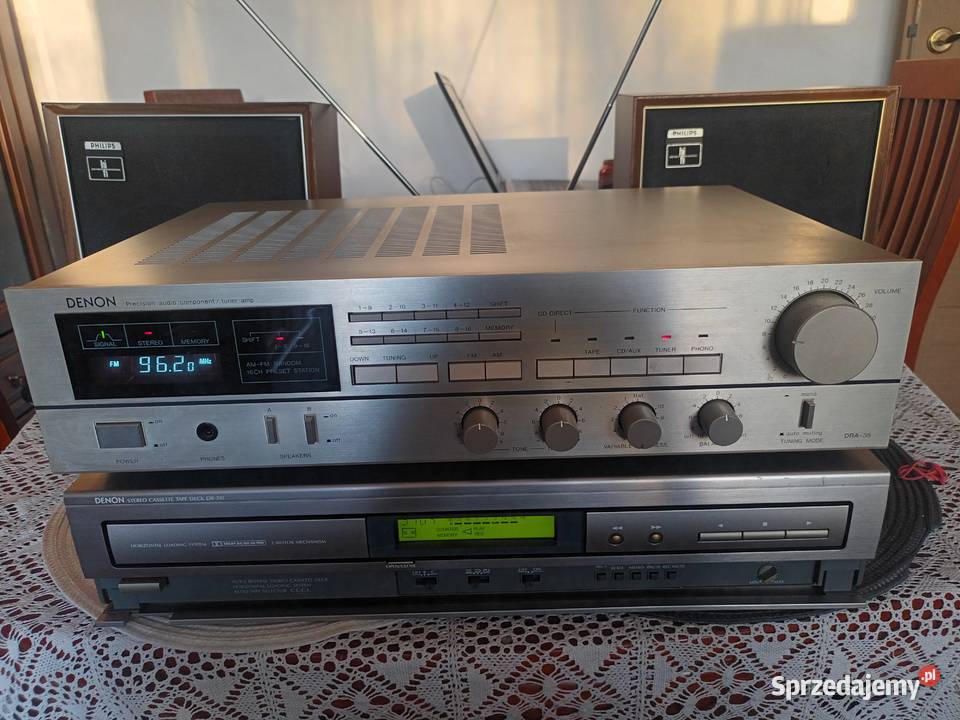 Denon DRA 35 Denon DR 210 Zestaw sprawny sprzedam