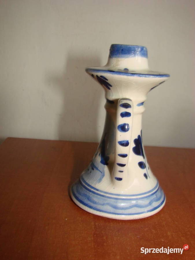 Delft Holland świecznik Pruszcz Gdański