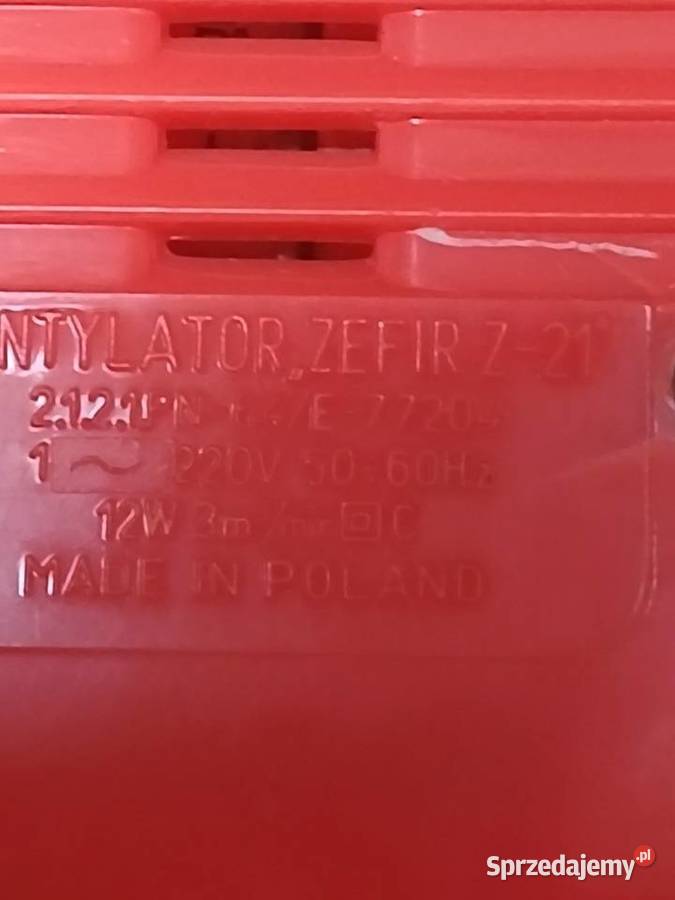 WentylatorZefir Z czasów PRL Wentylatory Kraków