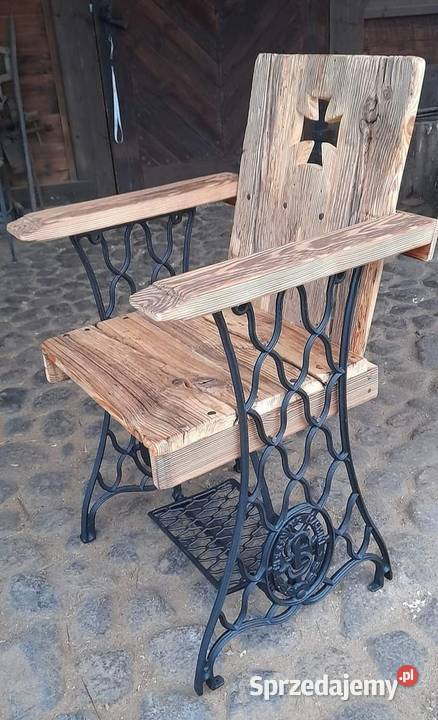 Krzesło z maszyny do szycia Kamieńczyk