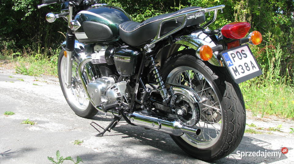 Kawasaki W800 2020 ABS 8800 przebiegu zimowa metalic Kawasaki Raszków