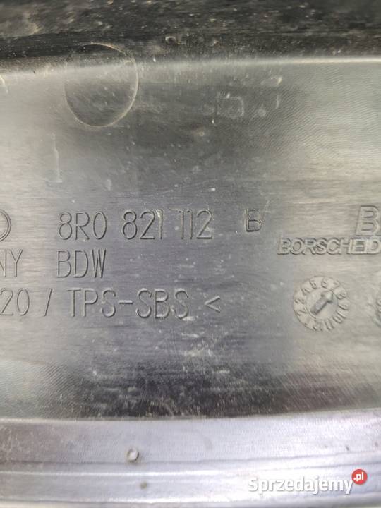 WYGŁUSZENIE BŁOTNIKA PRAWE AUDI Q5 8R 8R0821112B Przystajń sprzedam