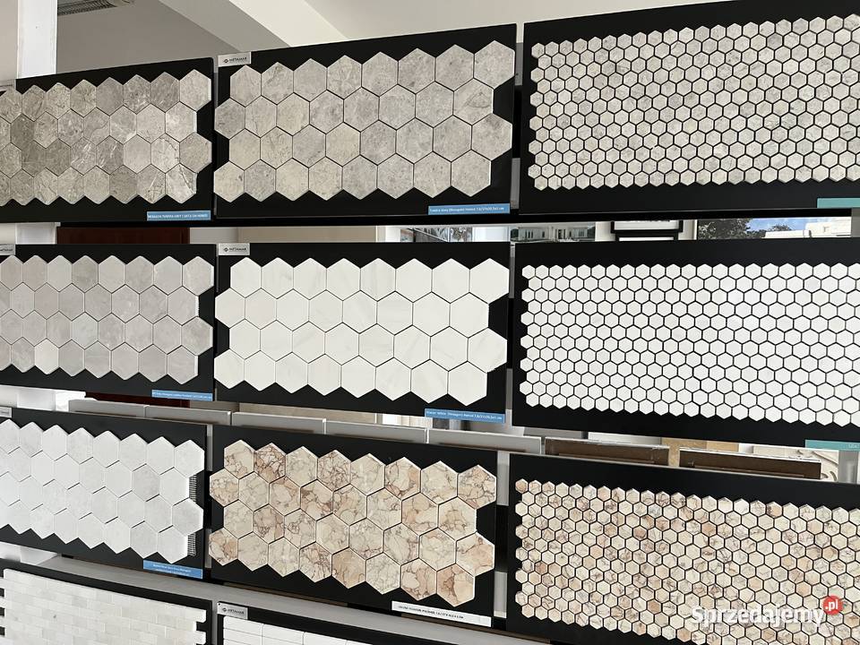 Mozaika TUNDRA GREY HEXAGON MARMUR Warszawa